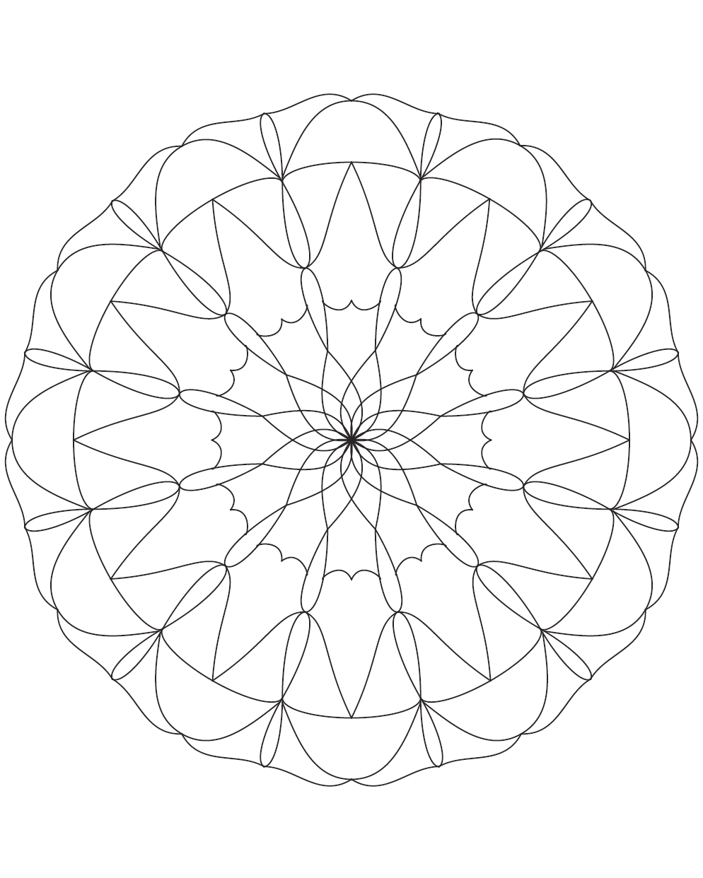 Coloring mandala 2
