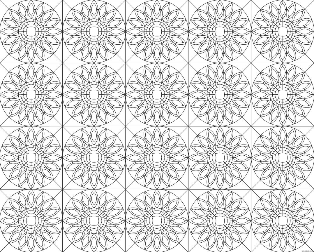 Stained glass coloring sheet